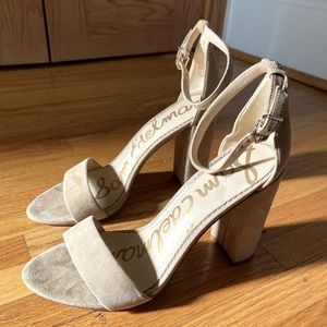 Sam Edelman Suede Yaro Block Heel Sandal - sz 8.5